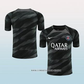 Camiseta Paris Saint-Germain Portero 23-24 Negro