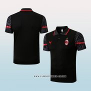 Camiseta Polo del AC Milan 22-23 Negro