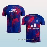 Camiseta Pre Partido del Paris Saint-Germain 2022 Azul y Rojo