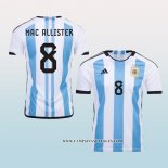 Camiseta Primera Argentina Jugador Mac Allister 2022