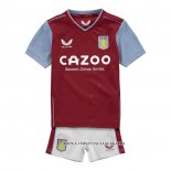 Camiseta Primera Aston Villa Nino 22-23
