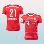 Camiseta Primera Bayern Munich Jugador Hernandez 22-23