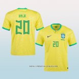 Camiseta Primera Brasil Jugador Vini Jr. 2022