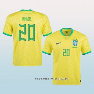 Camiseta Primera Brasil Jugador Vini Jr. 2022