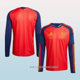 Camiseta Primera Espana 2026 Manga Larga