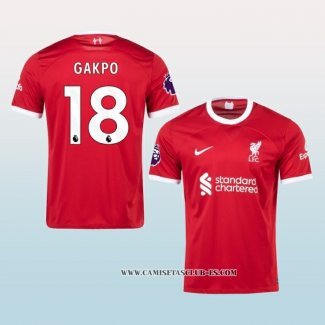 Camiseta Primera Liverpool Jugador Gakpo 23-24