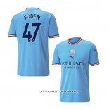 Camiseta Primera Manchester City Jugador Foden 22-23