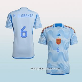 Camiseta Segunda Espana Jugador M.Llorente 2022