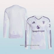 Camiseta Segunda Manchester United 25-26 Manga Larga