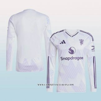 Camiseta Segunda Manchester United 25-26 Manga Larga