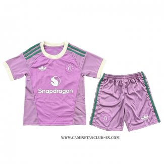 Camiseta Segunda Manchester United Portero Nino 26-27