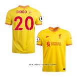 Camiseta Tercera Liverpool Jugador Diogo J. 21-22