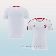 Camiseta de Entrenamiento Manchester United 23-24 Blanco