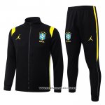 Chandal de Chaqueta del Brasil 26-27 Amarillo Negro