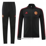 Chandal de Chaqueta del Manchester United 22-23 Negro