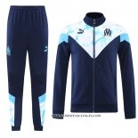 Chandal de Chaqueta del Olympique Marsella 22-23 Azul