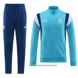 Chandal de Chaqueta del Olympique Marsella 23-24 Azul