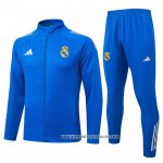 Chandal de Chaqueta del Real Madrid Nino 25-26 Azul Claro  Chandal de Chaqueta del Real Madrid Nino 25-26 Azul Claro
