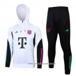 Chandal de Sudadera del Bayern Munich Nino 23-24 Blanco