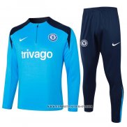 Chandal de Sudadera del Chelsea 24-25 Azul