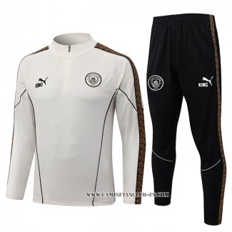 Chandal de Sudadera del Manchester City 26-27 Crema