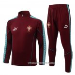 Chandal de Sudadera del Portugal Nino 26-27 Rojo