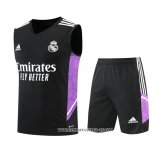 Chandal del Real Madrid 22-23 Sin Mangas Negro