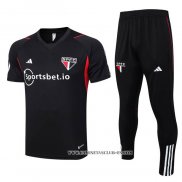 Chandal del Sao Paulo 23-24 Manga Corta Negro