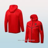 Chaqueta con Capucha del Paris Saint-Germain 22-23 Rojo