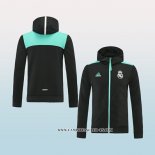 Chaqueta con Capucha del Real Madrid 21-22 Negro