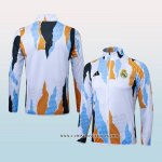 Chaqueta del Real Madrid 24-25 Blanco y Amarillo