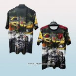 Tailandia Camiseta Japon Anime 25-26 Negro Rojo