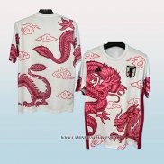 Tailandia Camiseta Japon Dragon 25-26 Blanco Rojo