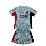 Camiseta AC Milan Portero Nino 25-26 Azul