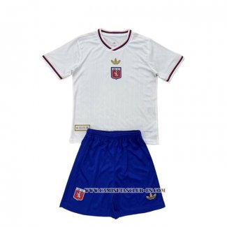 Camiseta Lyon Anniversary Nino 24-25 Blanco