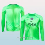 Camiseta Paris Saint-Germain Portero 22-23 Manga Larga Verde