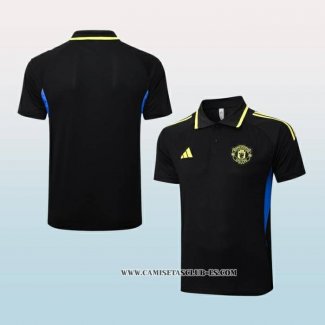 Camiseta Polo del Manchester United 25-26 Amarillo Negro