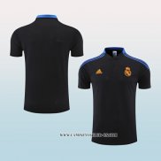 Camiseta Polo del Real Madrid 22-23 Negro y Azul