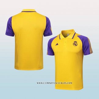 Camiseta Polo del Real Madrid 23-24 Amarillo