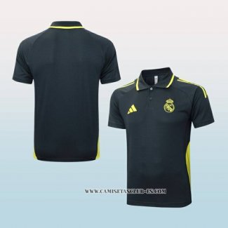 Camiseta Polo del Real Madrid 25-26 Gris Oscuro
