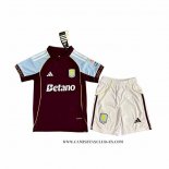 Camiseta Primera Aston Villa Nino 25-26