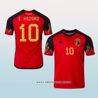 Camiseta Primera Belgica Jugador E.Hazard 2022