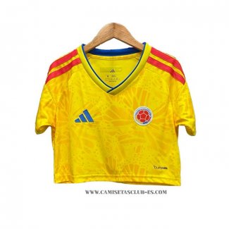 Camiseta Primera Colombia Mujer Corta 2026