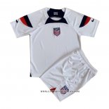 Camiseta Primera Estados Unidos Nino 2022