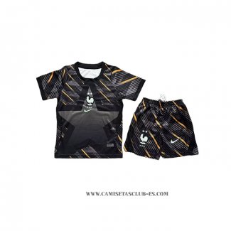 Camiseta Primera Francia Portero Nino 2026