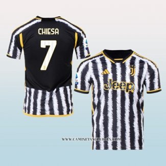 Camiseta Primera Juventus Jugador Chiesa 23-24