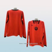 Camiseta Primera Paises Bajos 2026 Manga Larga