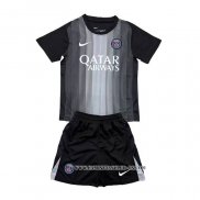 Camiseta Primera Paris Saint-Germain Portero Nino 25-26 Negro