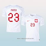 Camiseta Primera Polonia Jugador Piatek 2022