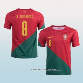 Camiseta Primera Portugal Jugador B.Fernandes 2022